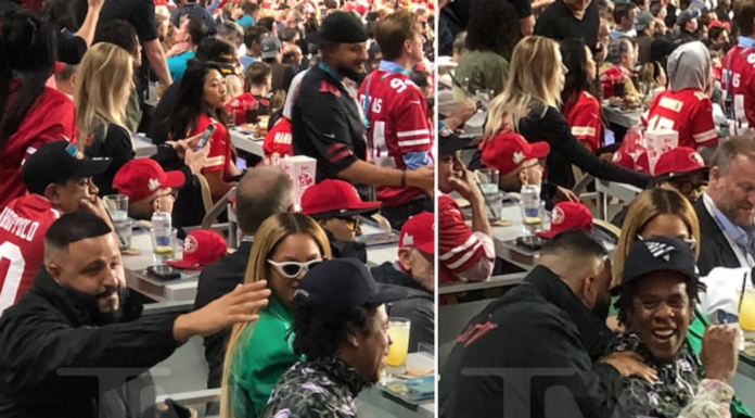 Бейонсе и Джей Зи не встали во время исполнения гимна США